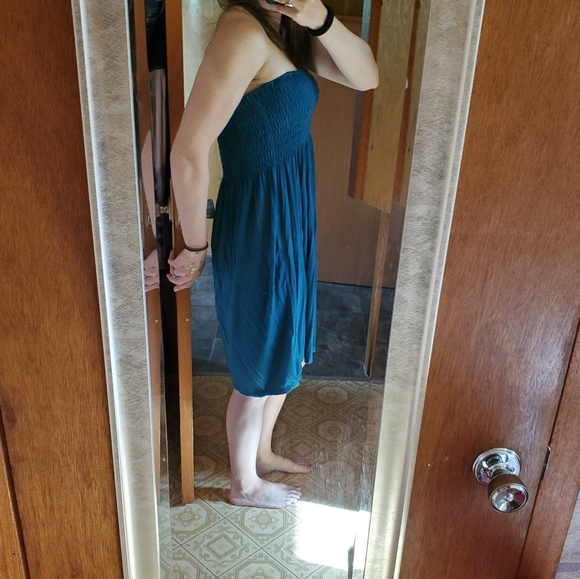 Blue Sun Dress - Picture 2 of 3